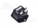 Chassisdeel/Socket C14 male met zekering